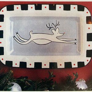 Southern Living at Home - Rudy Reindeer Platter